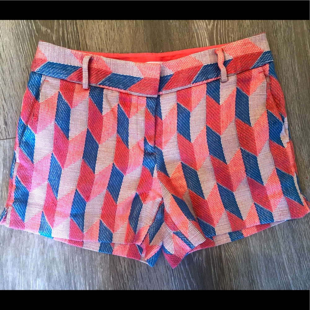 Loft Chevron Riviera Shorts with 4" Inseam - Size 4